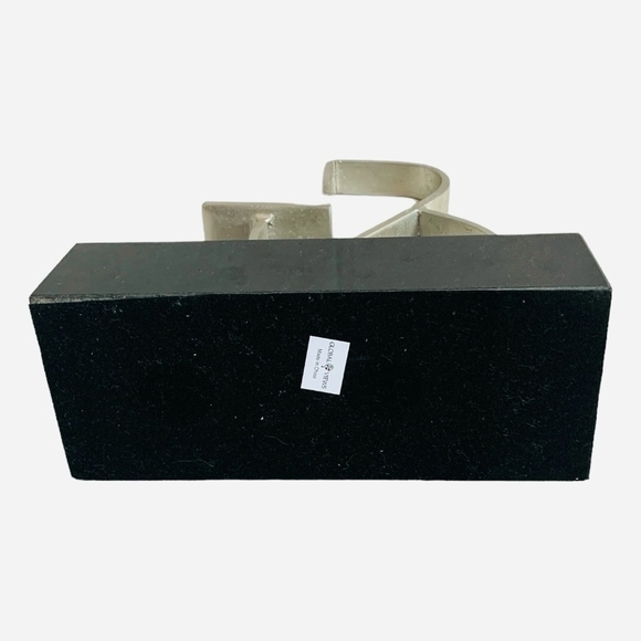 Ampersand Decorative Sculpture Iron & Black Granite Figurine Rare Home Decor - Picture 5 of 6